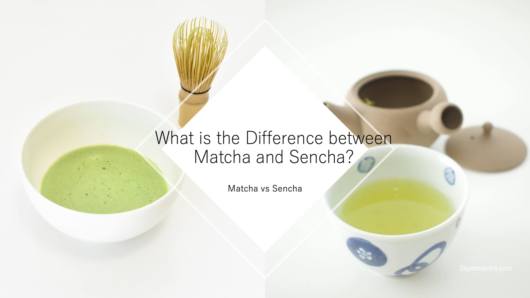 Matcha Vs Sencha Green Tea What’s The Difference? | Sayamatcha.com